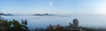 Nebelmeer am Geierstein mit Mond