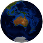 Terra Australien freigestellt