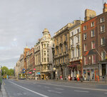 Ein typischer Straßenzug in Dublin