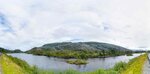 Fluss mit Insel - River with Island